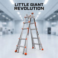 Multi-Position Aluminum Ladder | Compact Folding for All Jobs