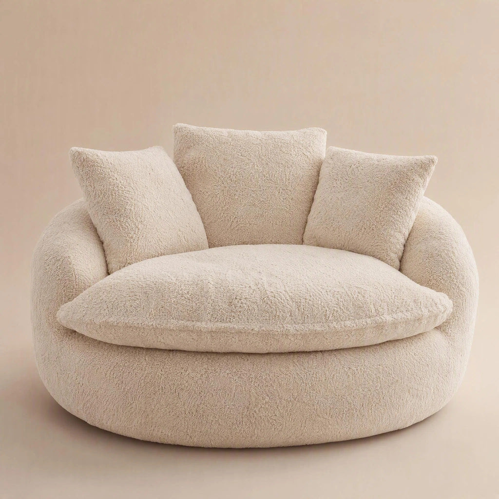 Fluffy Lazy Sofa, Ultra Soft Multi-Purpose Chair for All Rooms