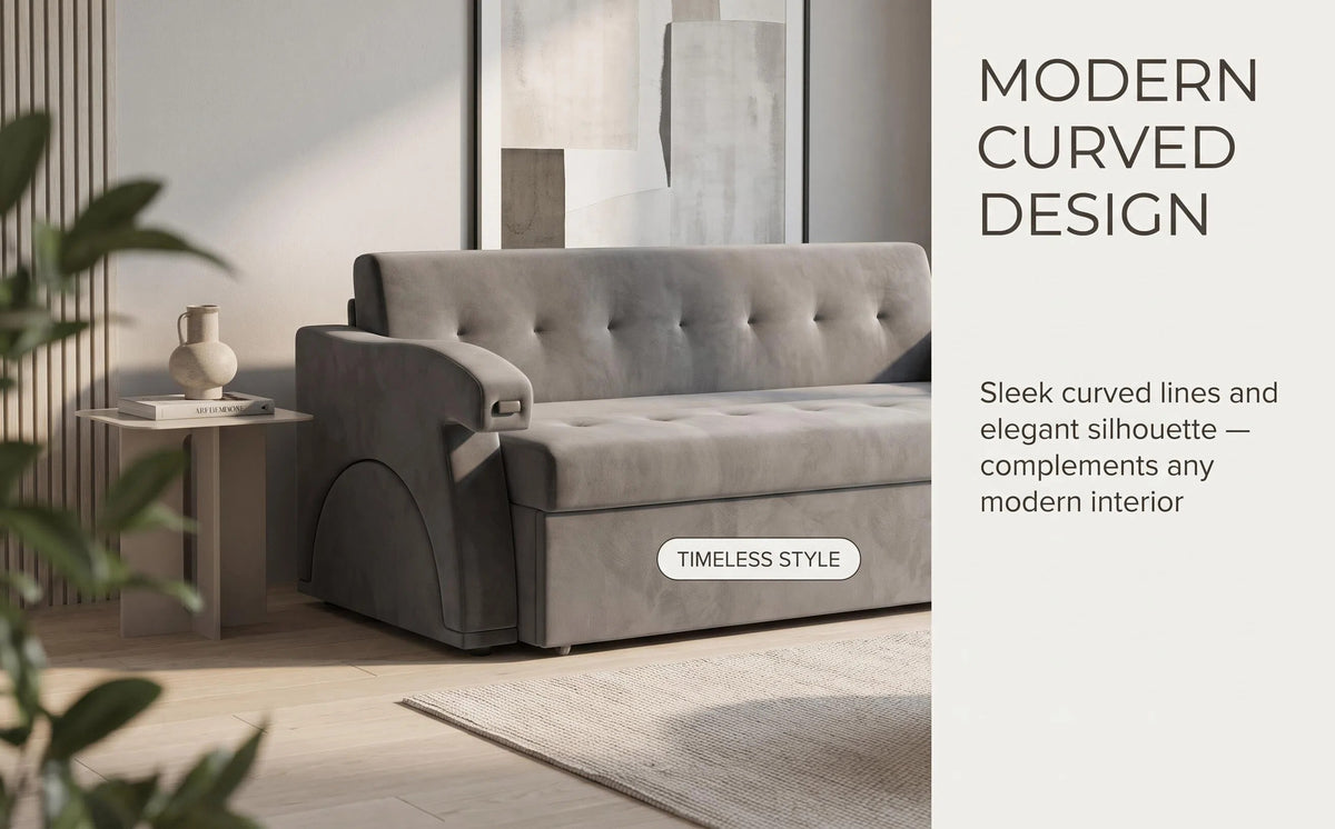 Multi‑Purpose Convertible Sofa, Sofa / Bed / Desk 3‑Mode Home Furniture