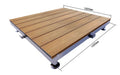 Modular Outdoor Deck Tiles | Tool-Free Install for Your Patio