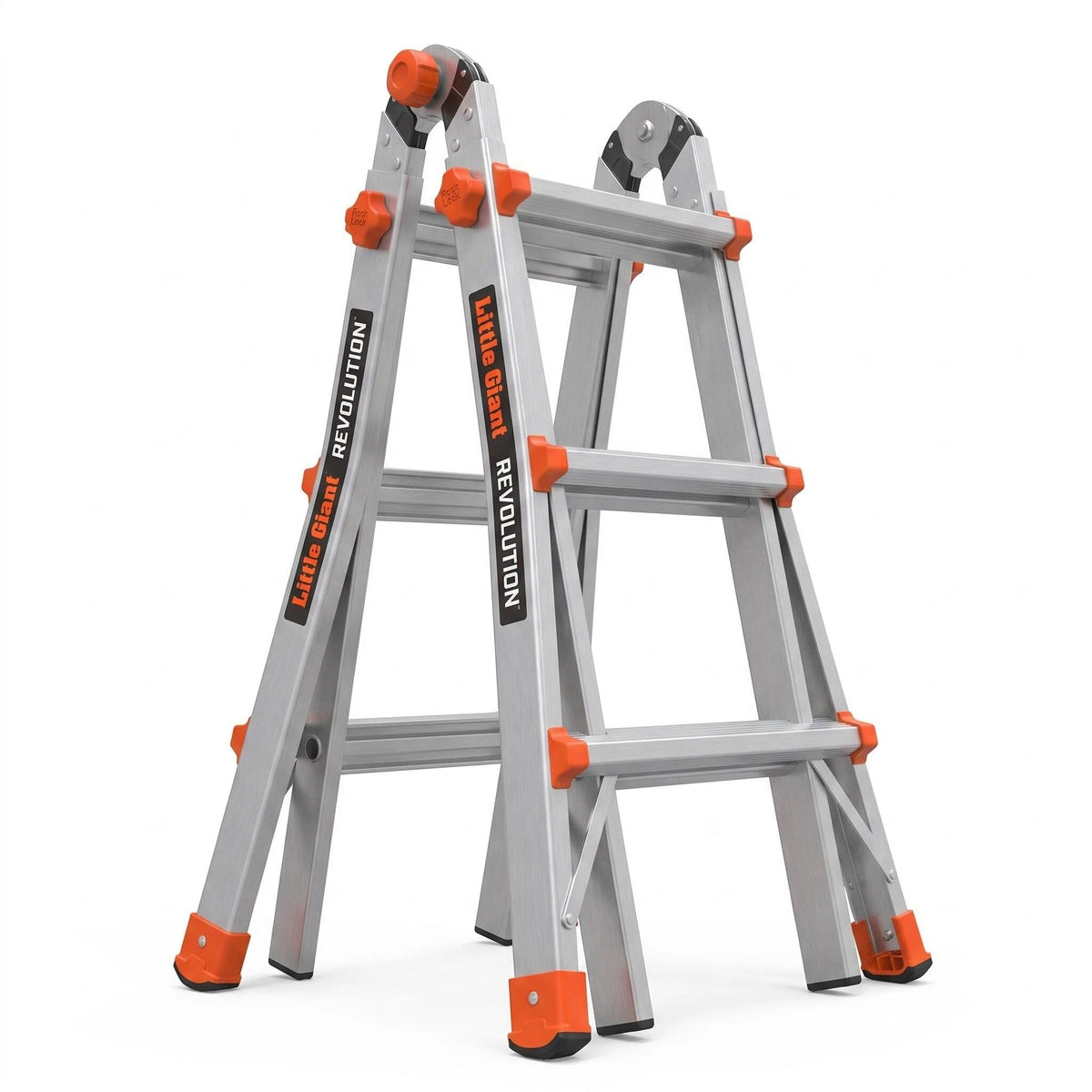 Multi-Position Aluminum Ladder | Compact Folding for All Jobs