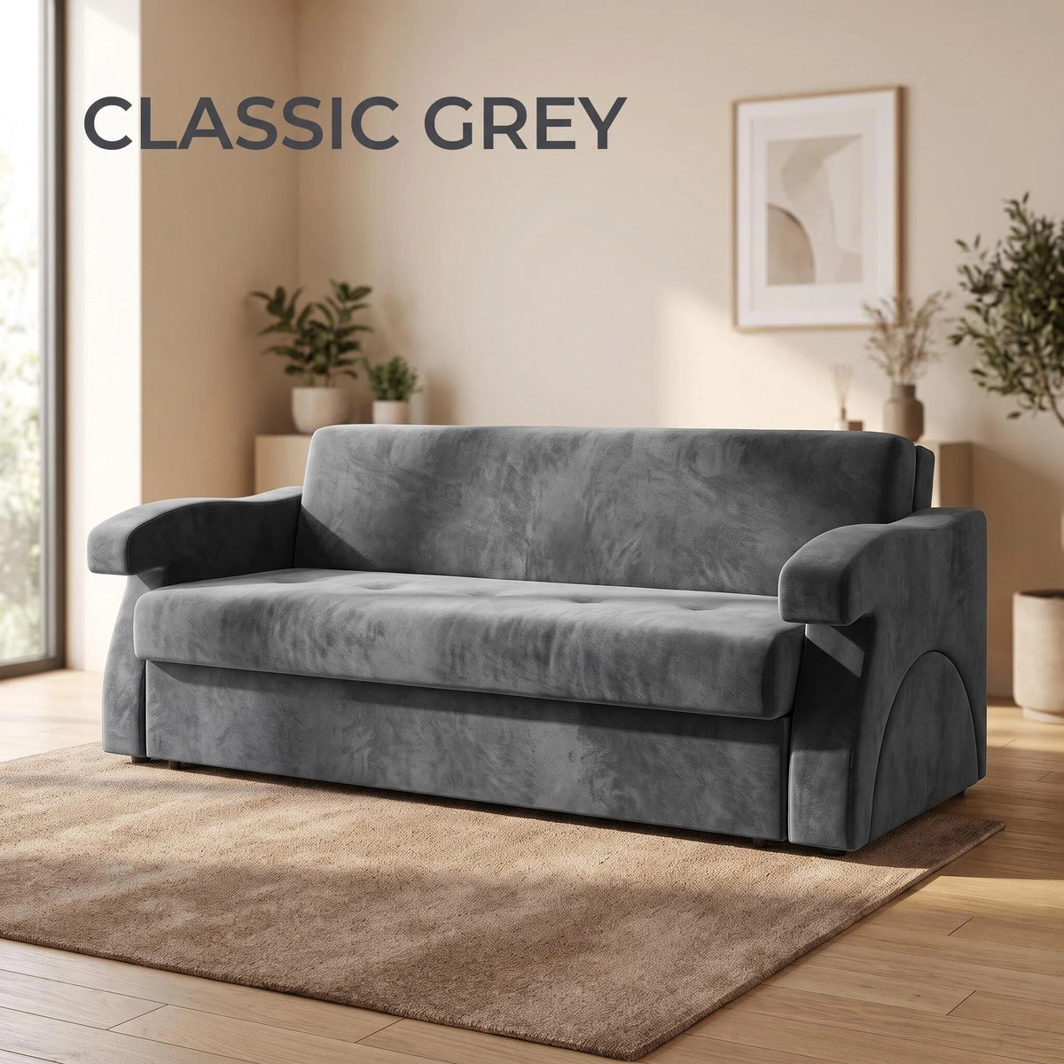 Multi‑Purpose Convertible Sofa, Sofa / Bed / Desk 3‑Mode Home Furniture