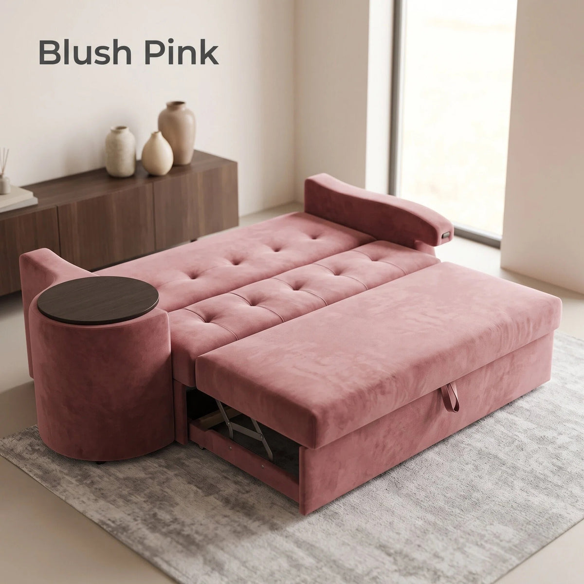 Multi‑Purpose Convertible Sofa, Sofa / Bed / Desk 3‑Mode Home Furniture